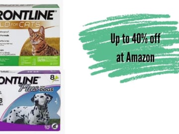 Frontline Flea & Tick Treatment Up to 40% Off at Amazon