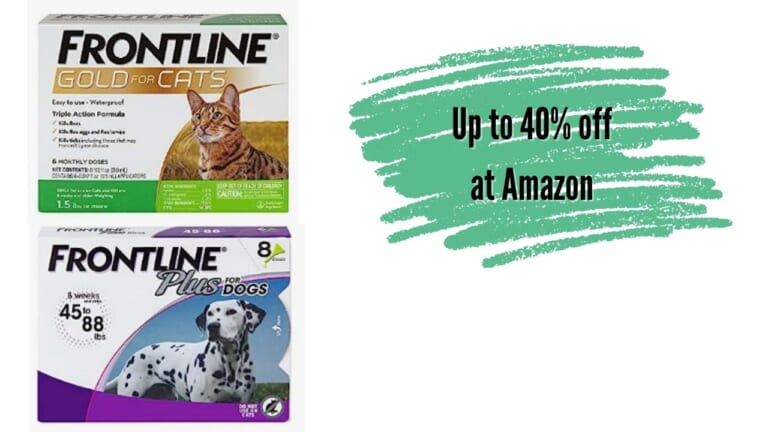 Frontline Flea & Tick Treatment Up to 40% Off at Amazon