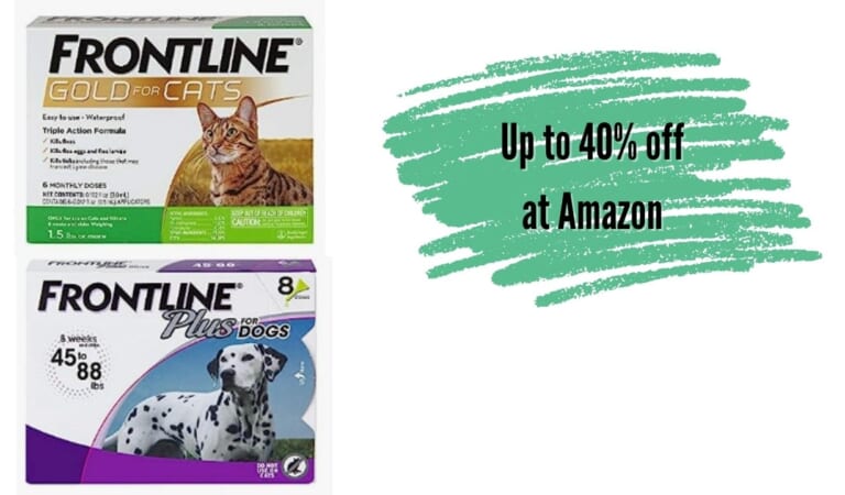 Frontline Flea & Tick Treatment Up to 40% Off at Amazon