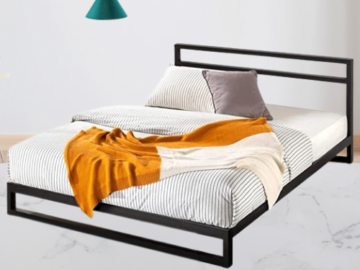 Zinus Metal Platform Bed Frame w/ Headboard, Twin $93 Shipped Free (Reg. $149) – 12K+ FAB Ratings!