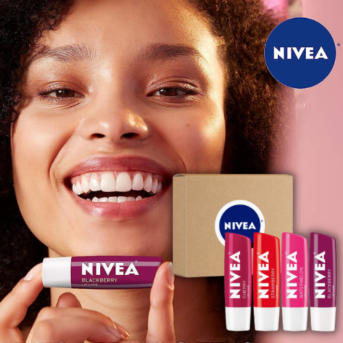 4-Count NIVEA Lip Care Fruit Tinted Lip Balm Variety Pack as low as $5.71 After Coupon (Reg. $19.49) + Free Shipping – $1.43/Tube
