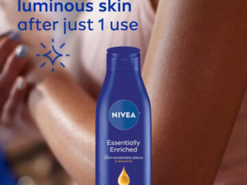 6.8-Oz NIVEA Essentially Enriched Body Lotion as low as $2.46 After Coupon (Reg. $5) + Free Shipping – 48-Hour Deep Nourishing