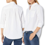 Amazon Essentials Women’s Classic-Fit 3/4 Sleeve Poplin Shirt from $18.62 (Reg. $24.60) – FAB Ratings!