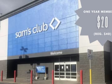 Sam’s Club Membership Only $20 This Weekend Only!