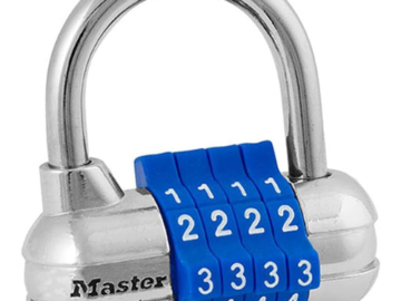 Master Lock 4-Digit Combination Padlock $5.35 (Reg. $10)