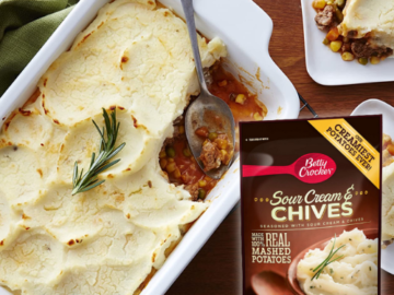 7-Pack Betty Crocker Sour Cream and Chives Mashed Potatoes as low as $4.90 After Coupon (Reg. $7) + Free Shipping – 70¢/ 4.7 Oz Pouch