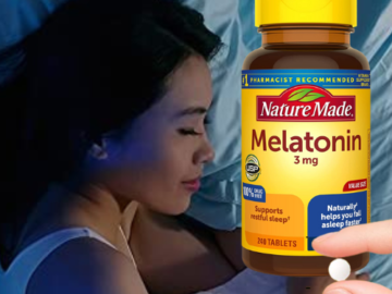 240-Count Nature Made Melatonin 3 mg Tablets as low as $2.79 After Coupons (Reg. $12.29) + Free Shipping – 1¢/Tablet