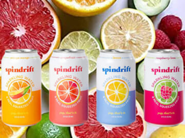 20-Count Spindrift Sparkling Water, 4 Flavor Variety Pack $10.61 Shipped Free (Reg. $19.15) – $0.53/12 Fl Oz Can