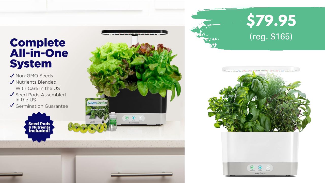 AeroGarden Herb Seed Pod Kit $79.95 (reg. $165)