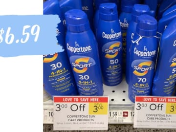 Coppertone Sun Care for $6.59 (reg. $11.59)