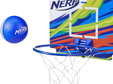 Today Only! NERF Nerfoop The Classic Mini Foam Basketball and Hoop $6.99 (Reg. $14.97) – Indoor and Outdoor Play!