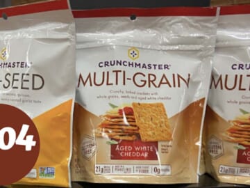 $1.04 Crunchmaster Crackers at Publix