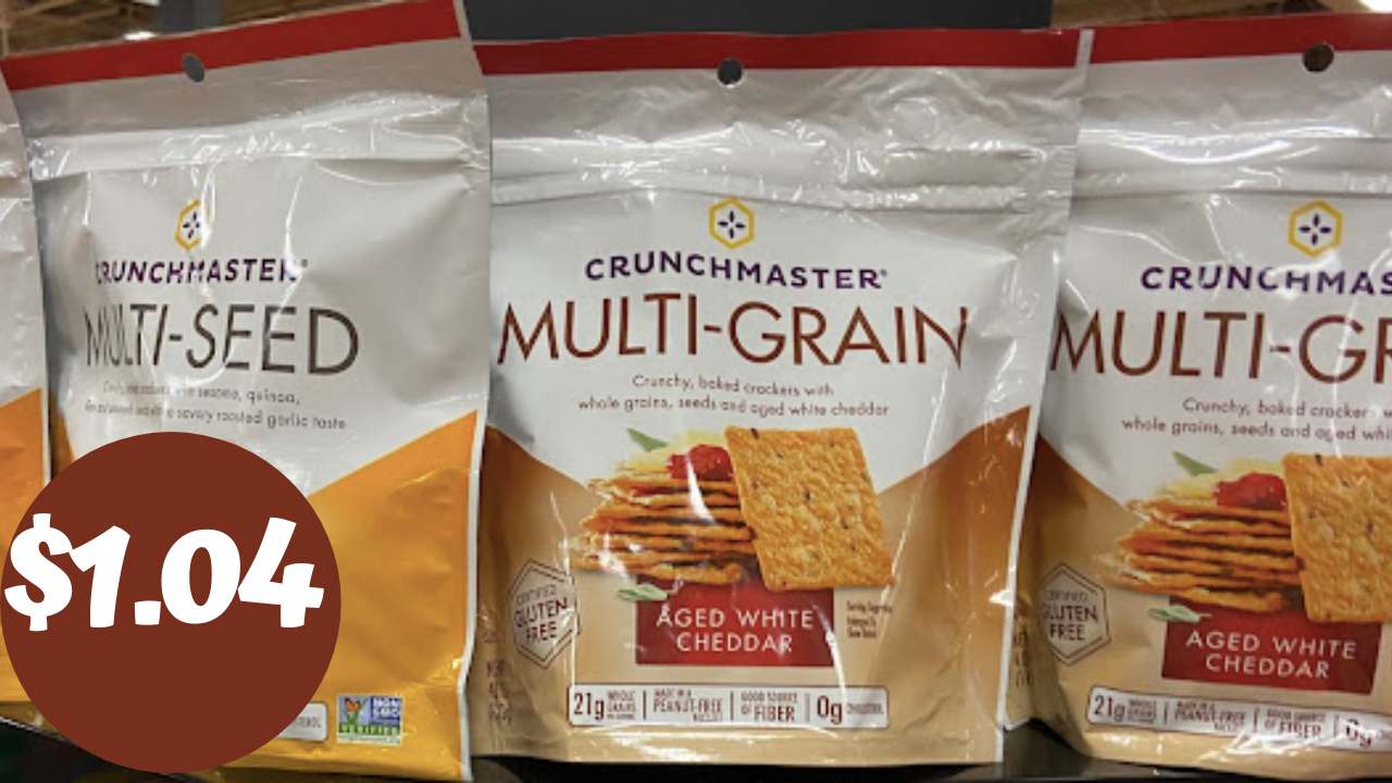$1.04 Crunchmaster Crackers at Publix