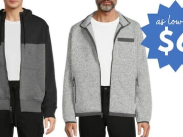 Walmart | 75% Off Men’s Jackets = Fleece From $6