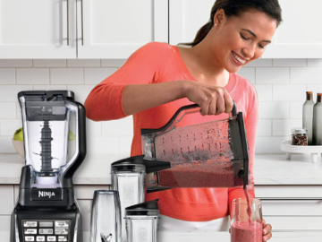 Today Only! Nutri Ninja Personal and Countertop Blender $119.99 Shipped Free (Reg. $249.99) – with 1200-Watt Auto-iQ Base