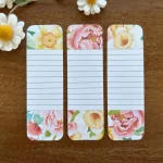 Free Printable Watercolor Floral Bookmarks