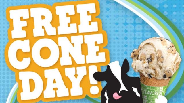 Ben & Jerry’s | FREE Cone Day on 4/3!