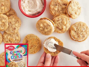 Betty Crocker Cinnamon Toast Crunch Cookie Mix, FOUR 12.6 oz Bags as low as $1.17/bag After Coupon (Reg. $6.50) + Free Shipping + Buy 4, save 5%, Makes 18 Cookies per Bag, $0.07/Cookie