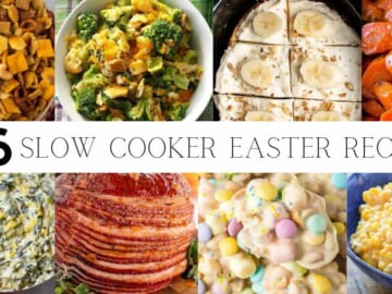 Make some room in the oven with these slow cooker Easter recipes! This recipe list includes appetizer, entrees, sides, and even a few desserts.