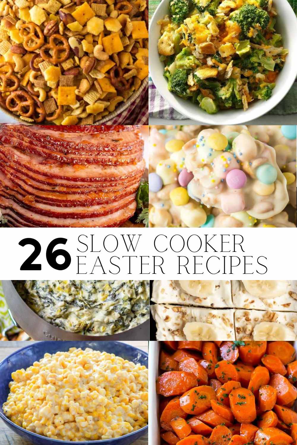 Make some room in the oven with these slow cooker Easter recipes! This recipe list includes appetizer, entrees, sides, and even a few desserts.