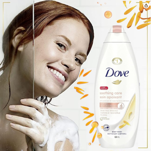 4-Pack Dove Soothing Care 22 Fluid Ounce Body Wash w/ Calendula-Infused Oils as low as $18.17 After Coupon (Reg. $31.56) + Free Shipping – $4.54/Bottle