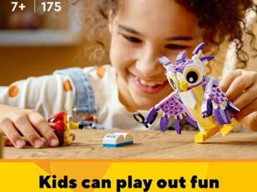 LEGO Creator 175-Piece 3-in-1 Fantasy Forest Creatures Building Toy Set $14.97 (Reg. $16) – FAB Gift Idea for Kids