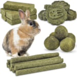 25-Count Bunny Chew Toys as low as $7.49 After Coupon (Reg. $10) + Free Shipping – $0.30 Each, Made with Natural Timothy Hay