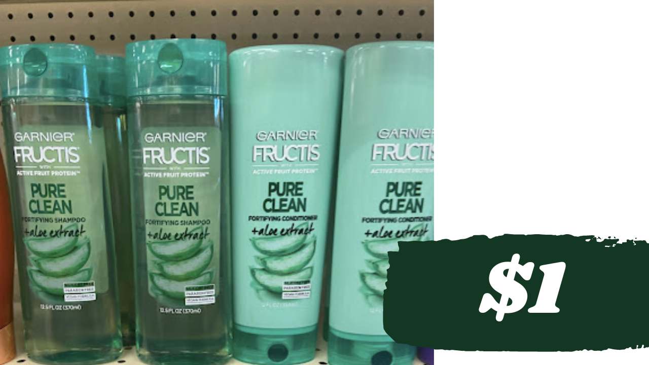 Get Garnier Fructis Hair Care for $1 at CVS This Week