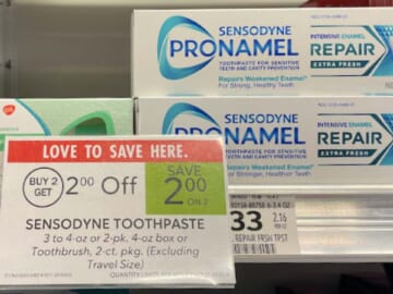 $3.33 Sensodyne Toothpaste at Publix