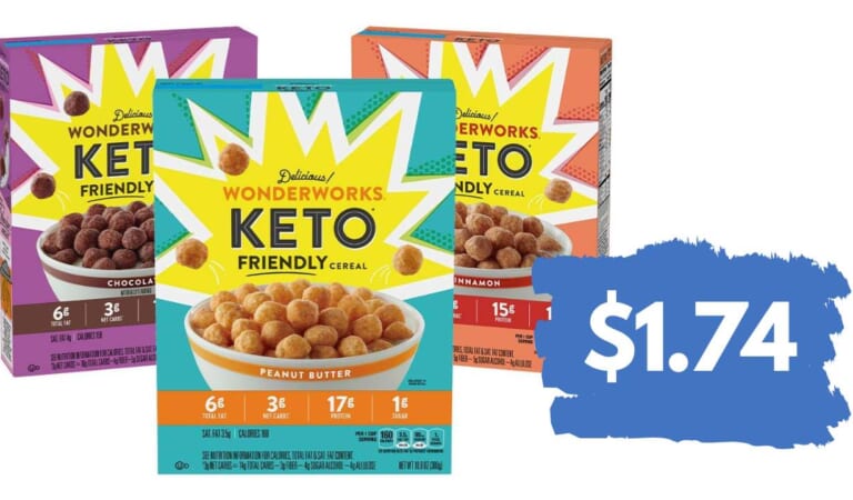 $1.74 Wonderworks Keto-Friendly Cereal at Target (reg. $8.49)