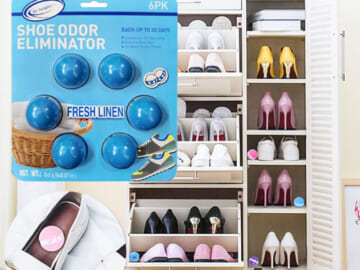 THREE 6-Count Odor Deodorizer Balls, Fresh Linen as low as $7.77 Shipped Free (Reg. $15) – $1.30/Ball + Buy 3, save 10% – for Shoes, Gym Bags, Drawers, and Locker