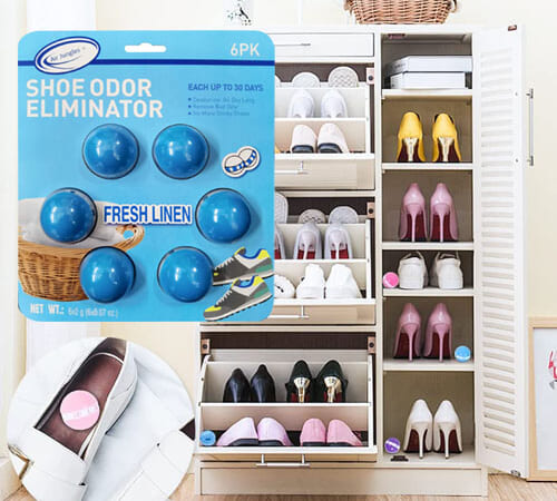 THREE 6-Count Odor Deodorizer Balls, Fresh Linen as low as $7.77 Shipped Free (Reg. $15) – $1.30/Ball + Buy 3, save 10% – for Shoes, Gym Bags, Drawers, and Locker