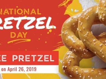 National Pretzel Day Freebies (April 26, 2023)