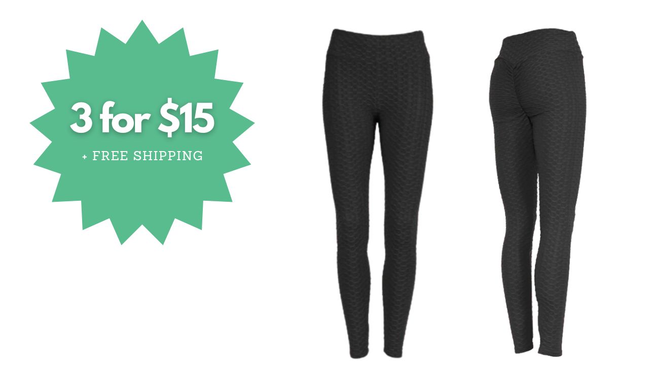 3 for $15 True Rock Dulce HoneyComb Leggings