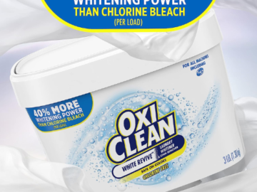45 Loads OxiClean White Revive Laundry Whitener + Stain Remover Crystals as low as $7.63 (Reg. $11) + Free Shipping – $0.17/Load