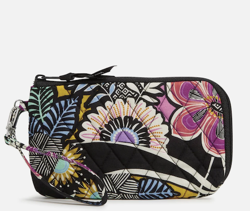 Vera Bradley Cotton Rfid Slim Wristlet in Kauai Floral