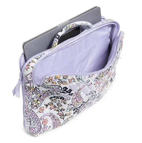 Vera Bradley Cotton Laptop Workstation Crossbody