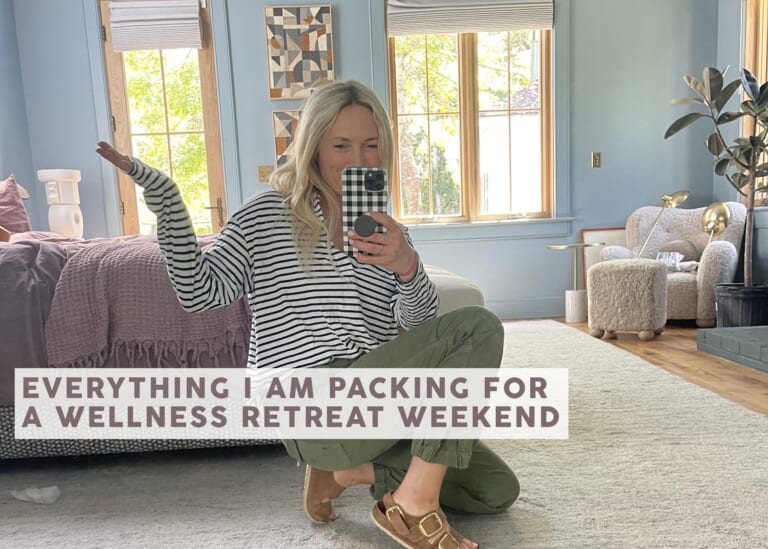 What I’m Bringing/Wearing To My Solo Weekend Retreat (Spoiler: It’s A Lot Of Comfy+Nature+Workout Clothes)