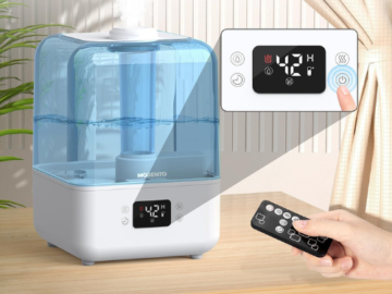 Sleep peacefully in a well-humidified room with this Cool Mist Humidifier for just $21.99 After Code (Reg. $69.99) + Free Shipping