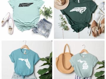 Vintage State Graphic Tees only $14.99 shipped!