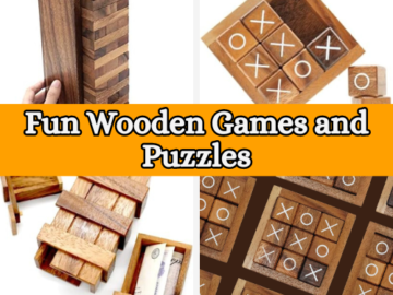 Today Only! Tic Tac Toe Game and Other Fun Wooden Games and Puzzles from $7.64 (Reg. $9.55+)