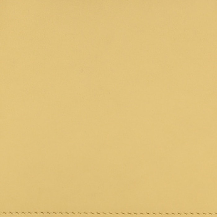 this is a close up swatch image by fashionphile of hermes in the color jaune poussin on swift leather