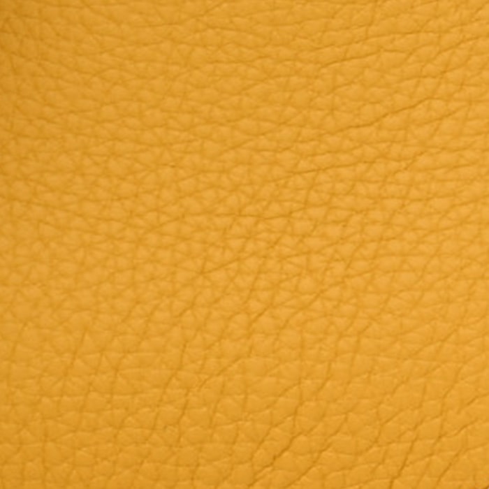 swatch of hermes jaune ambre taurillon clemence