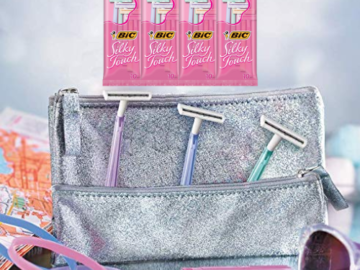 BIC 40-Count Silky Touch Women’s Twin Blade Disposable Razors as low as $5.92 After Coupon (Reg. $13.99) + Free Shipping – 15¢/Razor