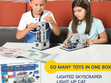 Snap Circuits BRIC: Brick & Electronics Exploration Kit $24.69 (Reg. $55) – Over 20 Stem & Brick Projects, FAB Ratings!