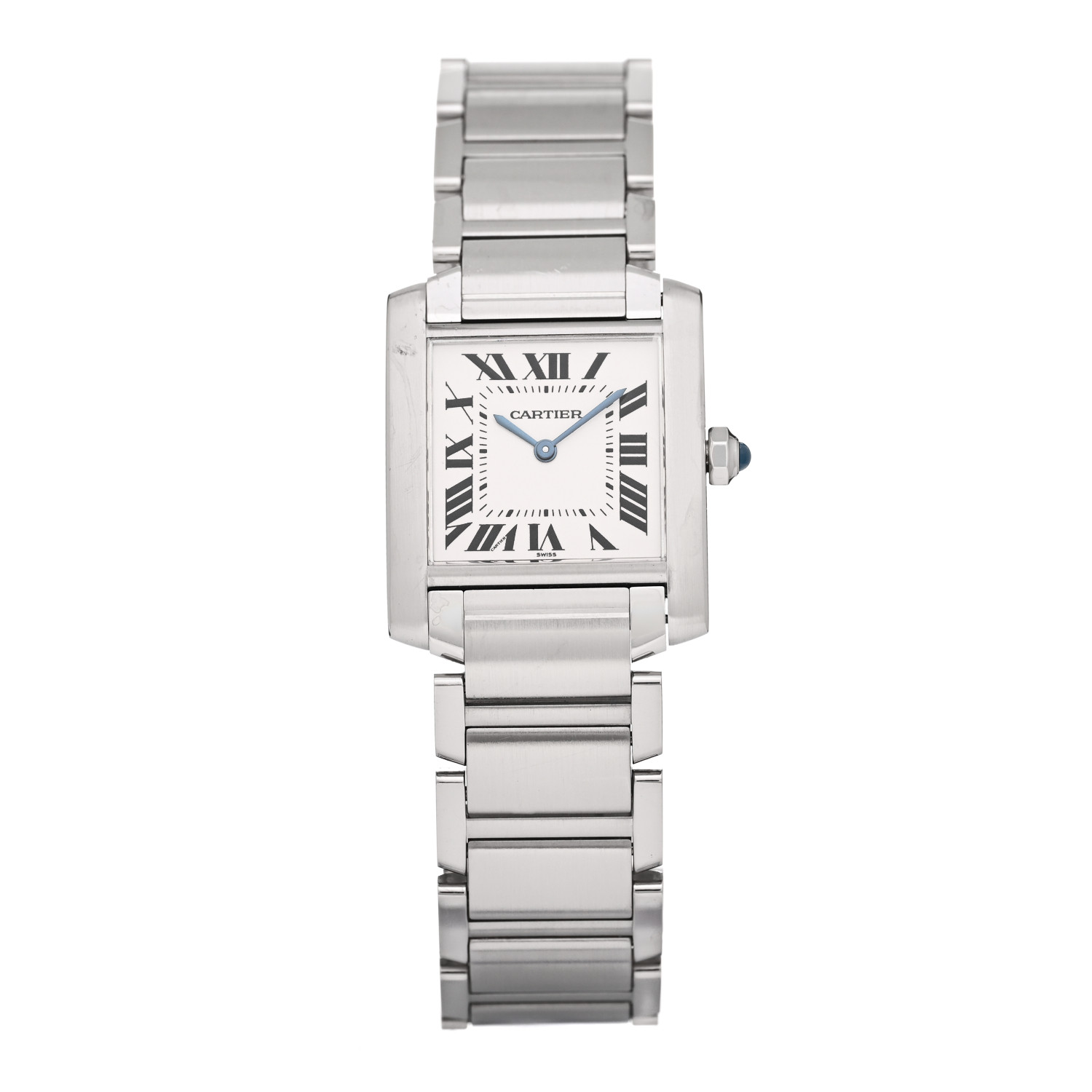 product image of CARTIER Stainless Steel 25mm Tank Francaise Quartz Watch FASHIONPHILE