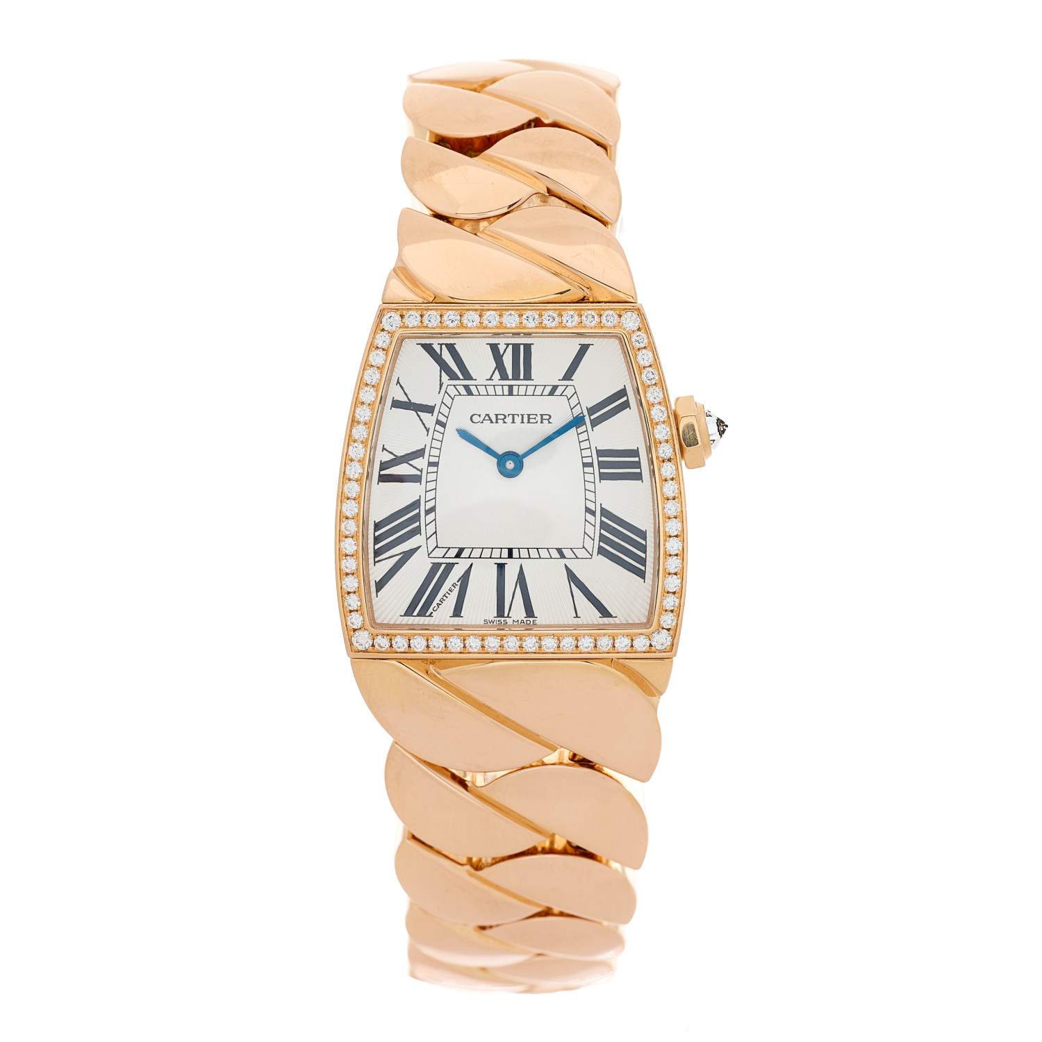 product image of CARTIER 18K Pink Gold Diamond Bezel 28mm La Dona Quartz Watch FASHIONPHILE