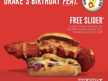 Dave’s Hot Chicken: FREE Slider on October 24th