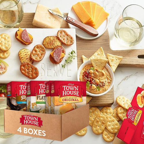 Town House 4-Variety Pack Crackers as low as $11.43 After Coupon (Reg. $17.59) + Free Shipping – $2.86/Box