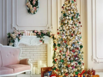 Enjoy a festive season filled with joy and wonder with this 7.5 Ft Artificial Christmas Tree for just $119.99 Shipped Free (Reg. $214.99)